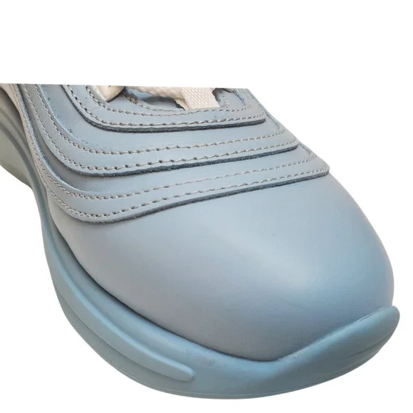 Miu Miu Women's Crystal-Embellished Chunky Sneakers Cielo Light Blue